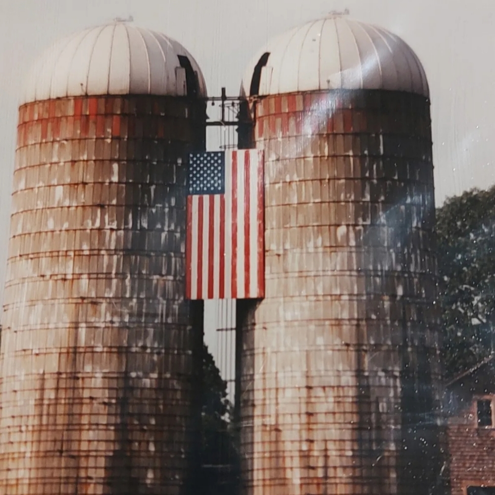 Signed 1994Historical Photograph Chase Farm Lincoln, RIBarn and Farm twin sil